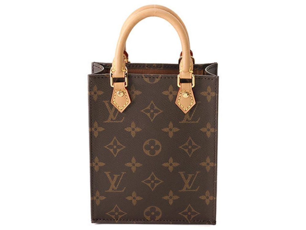 LOUIS VUITTON Sac Plat Monogram Brown